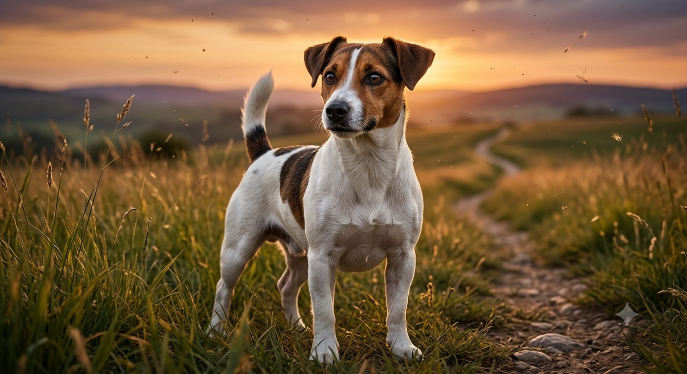 Jack Russell Terrier activo
