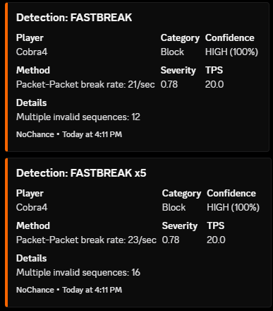 NoChance Anti-Cheat | SpigotMC - High Performance Minecraft Software