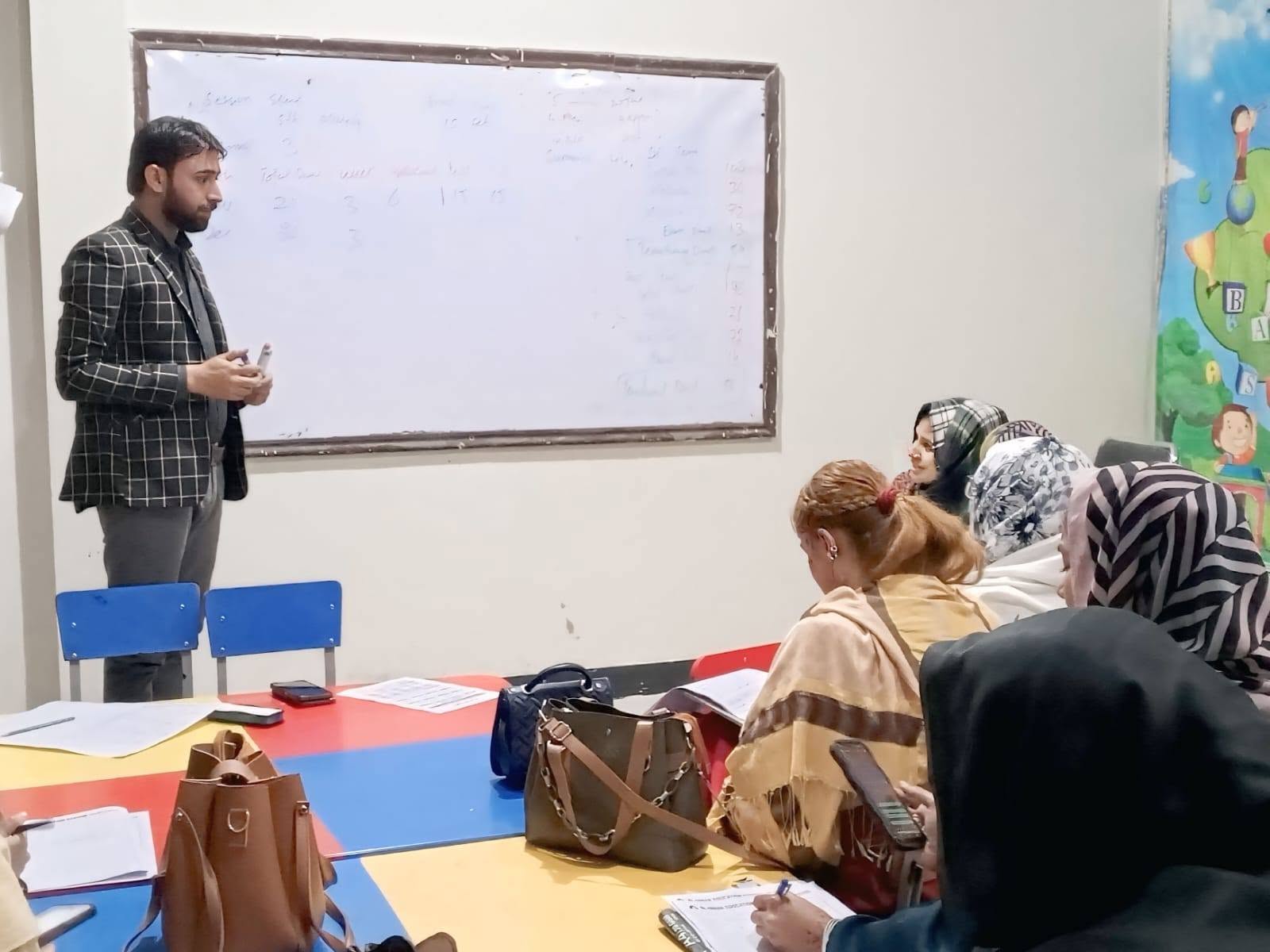 Staff training for teaching faculty