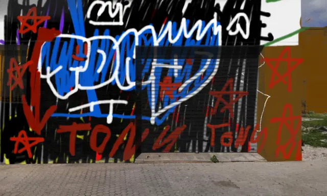Graffiti artwork by Tony