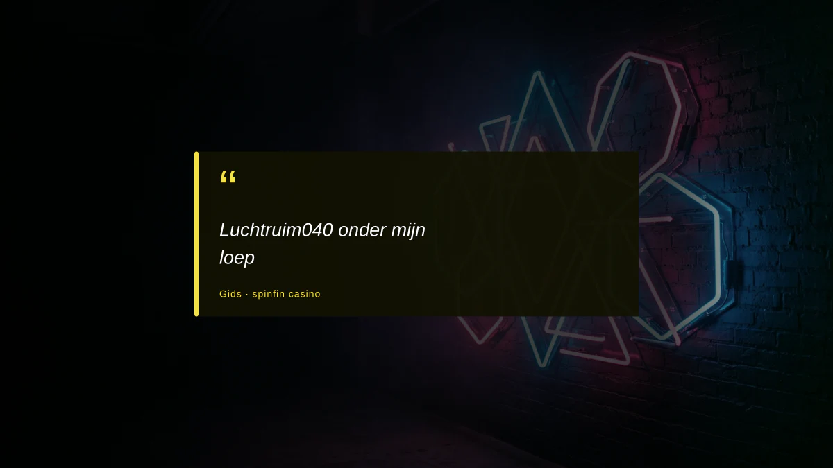 Luchtruim040 onder mijn loep