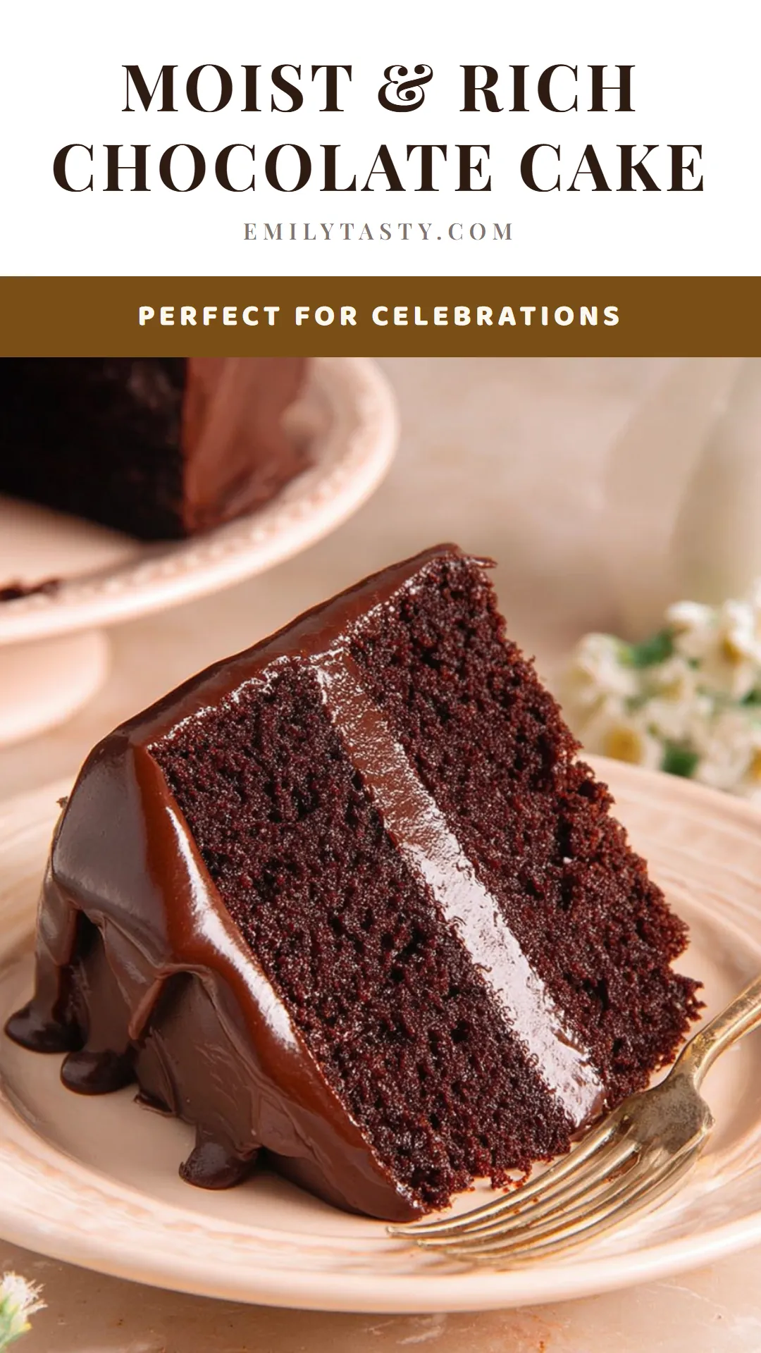 Indulge in this decadent moist chocolate cake that will surely impress your guests at any celebration. This easy homemade cake is rich, fluffy, and bursting with chocolate flavor, making it the best choice for birthdays, anniversaries, or just a sweet treat. With simple ingredients and quick preparation, you can whip up this delightful dessert in no time. Don't miss out on satisfying your chocolate cravings – click for the full recipe.