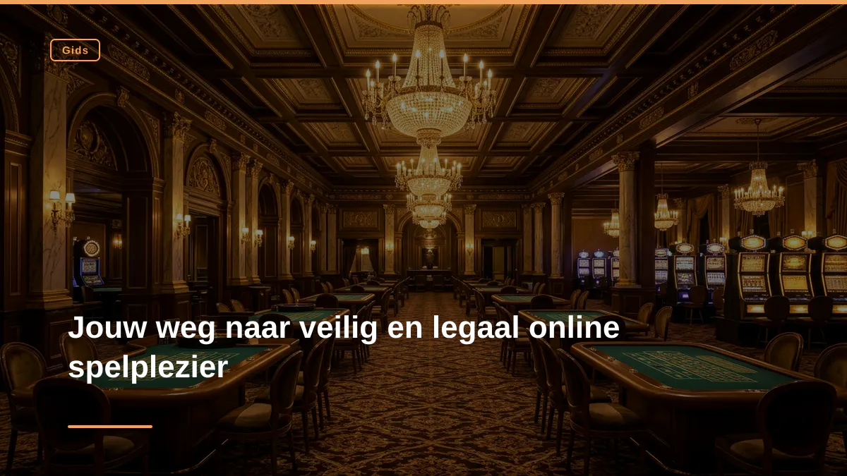 Jouw weg naar veilig en legaal online spelplezier