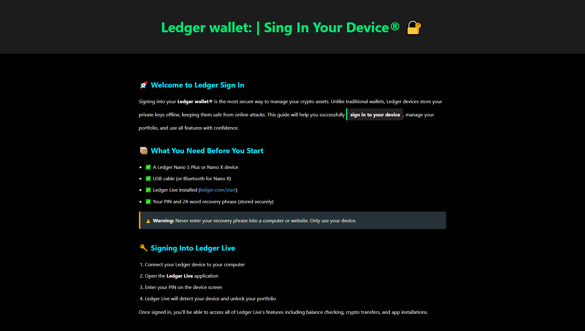 Stored screenshot of ledgr-walet-help.pages.dev
