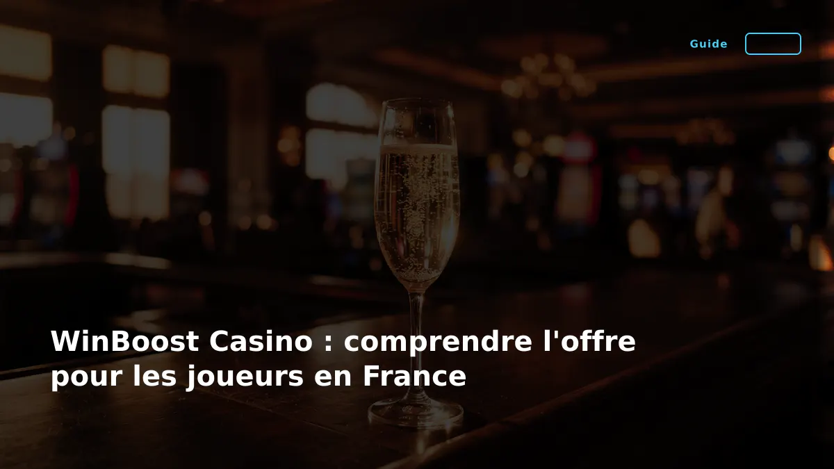 WinBoost Casino : comprendre l'offre pour les joueurs en France