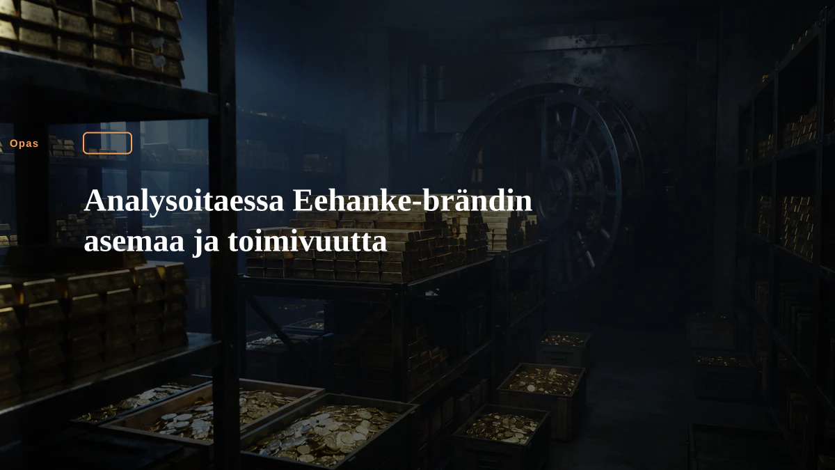 Analysoitaessa Eehanke-brändin asemaa ja toimivuutta