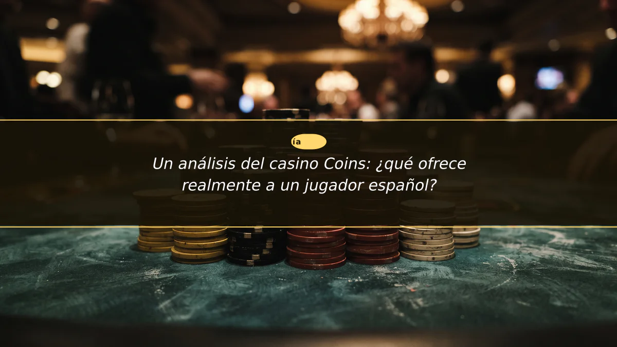 Un análisis del casino Coins: ¿qué ofrece realmente a un jugador español?