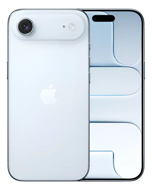iPhone 17 Air na cor Azul Céu