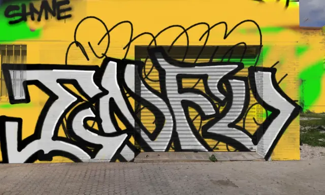 Graffiti artwork by infu