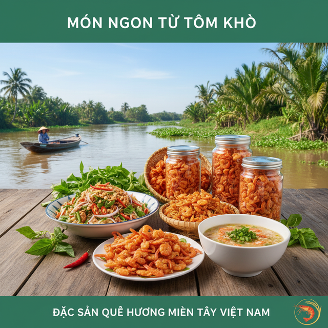 Món ngon từ tôm khô