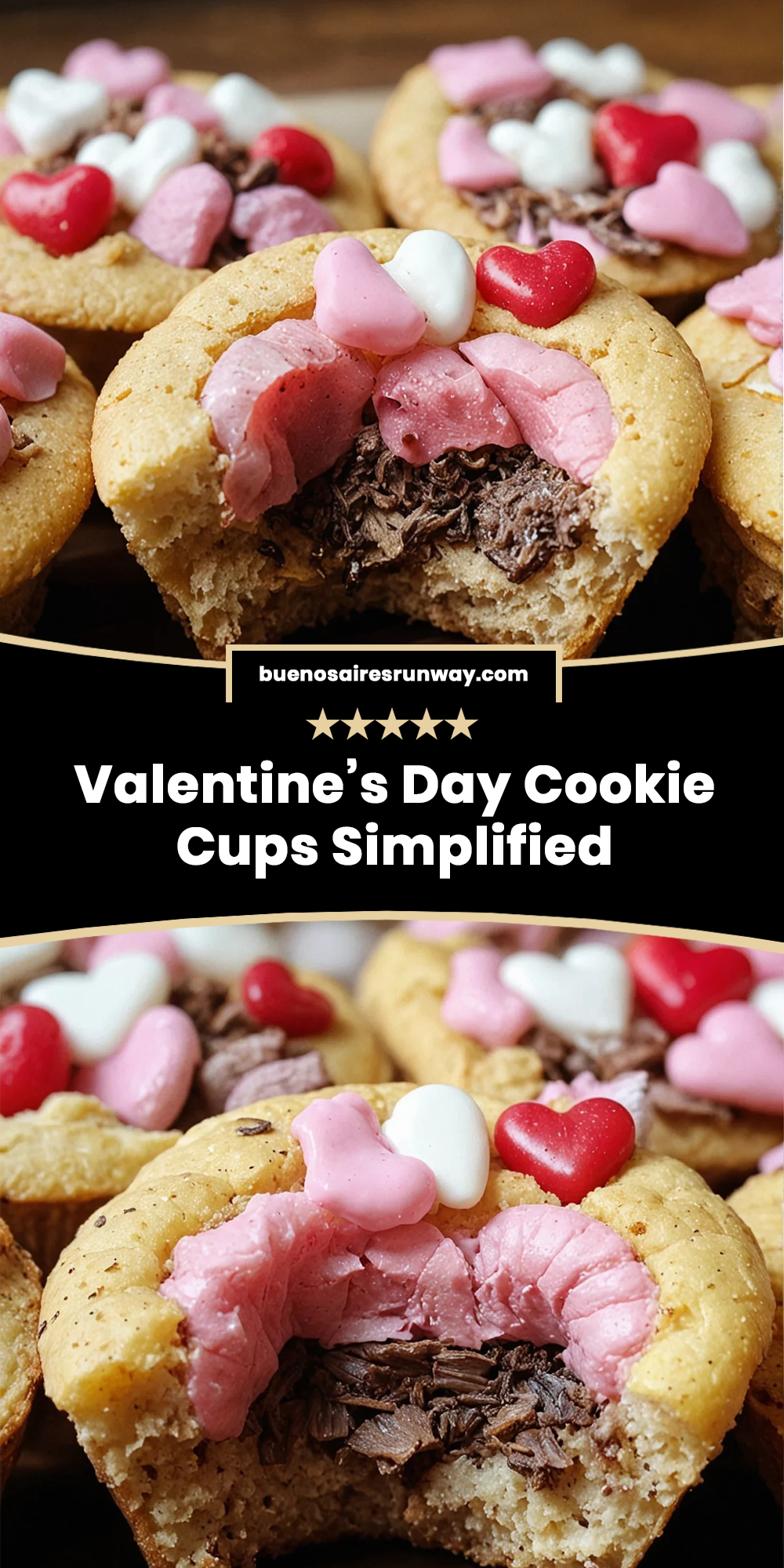 Valentine's Day Cookie Cups Simplified