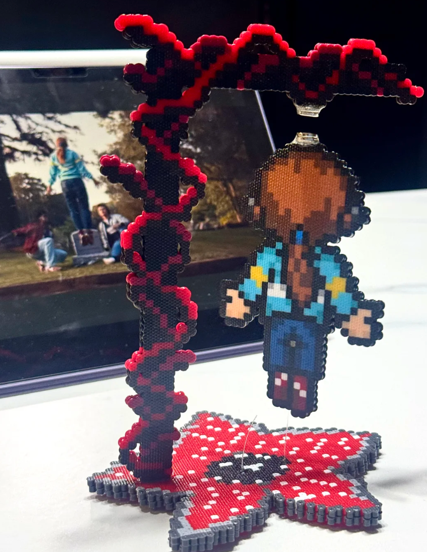 Bring the Upside Down to your pegboard with these Stranger Things perler bead patterns. From Eleven’s waffles to the Demogorgon, learn how to turn iconic 80s moments into custom pixel art using a free pattern generator or DIY kits.