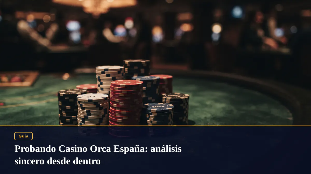 Probando Casino Orca España: análisis sincero desde dentro