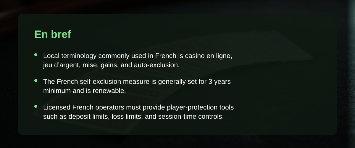 Meilleur casino en ligne français : réalité légale et perspective du parieur — En bref