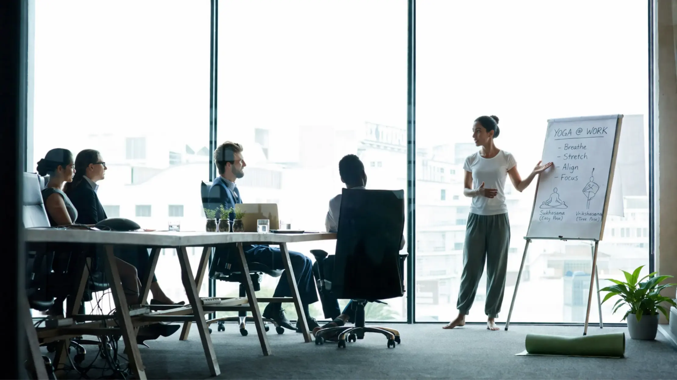 Corporate Yoga Wellness Program