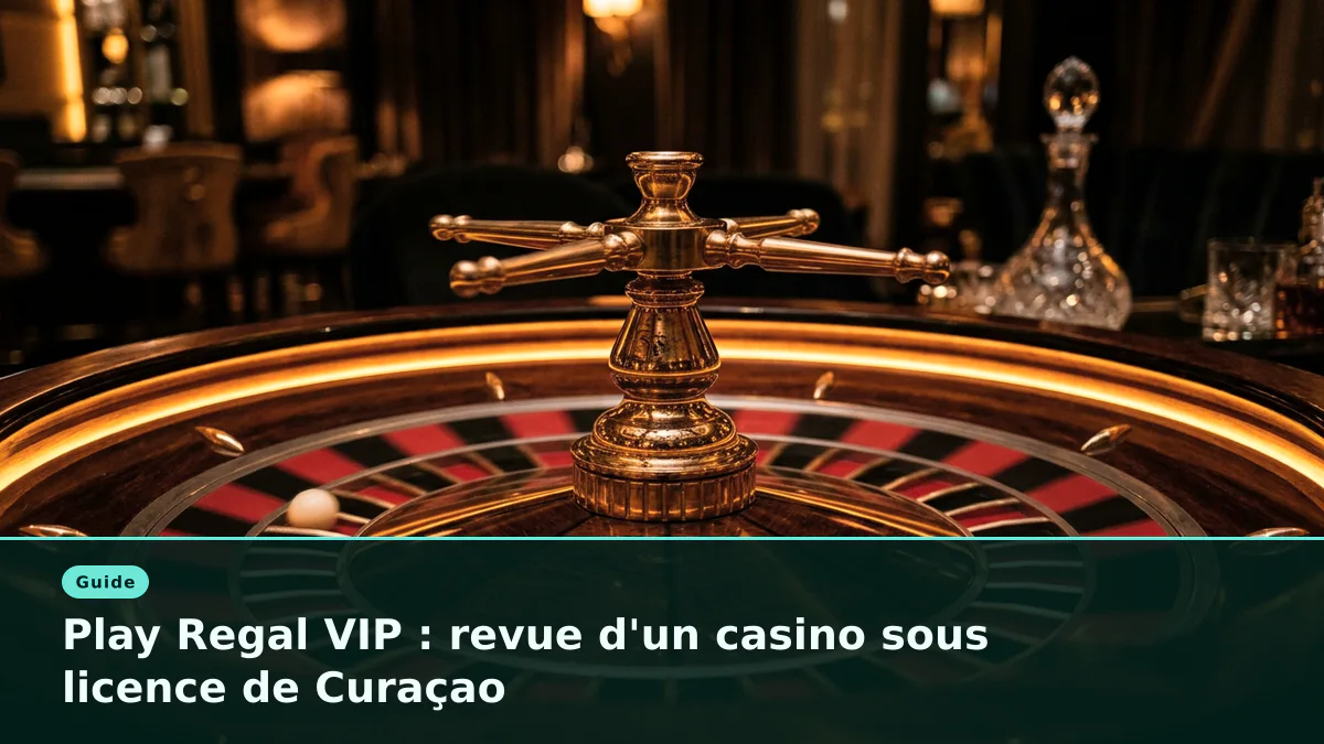 Play Regal VIP : revue d'un casino sous licence de Curaçao