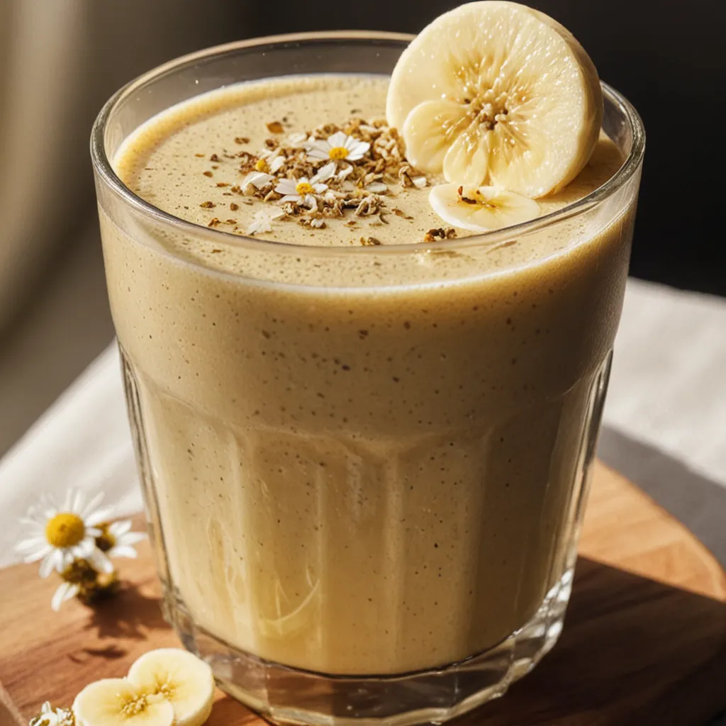 Creamy Banana Chamomile Tea Smoothie for Ultimate Relaxation