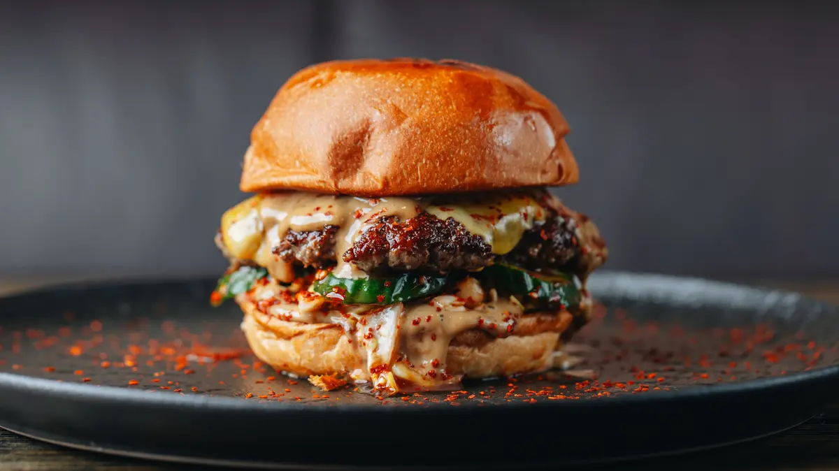 Unforgettable Burgers Start With A Handful Of This Salty Snack