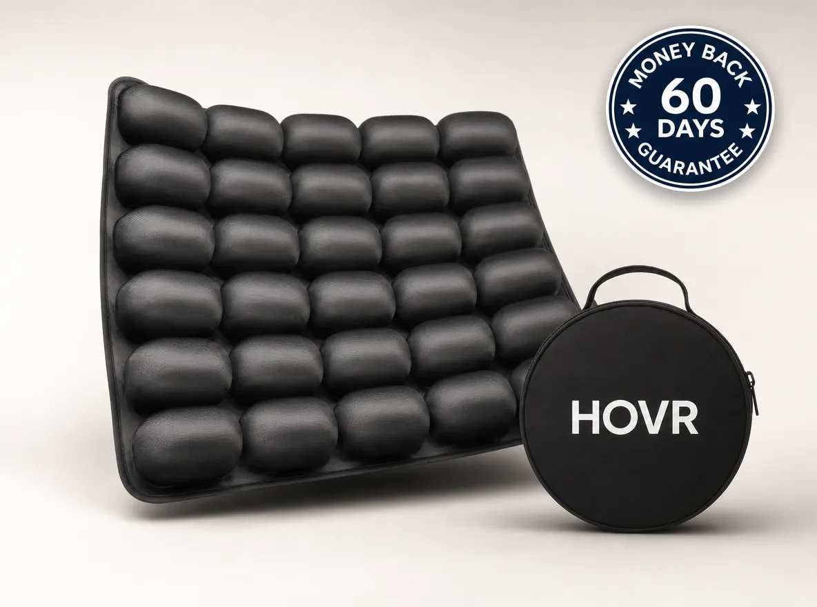 Hovr Travel Cushion — 60-day money-back guarantee