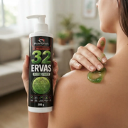 GEL P/ MASSAGEM 200G 32 ERVAS - KOSNATTUS - foto 3