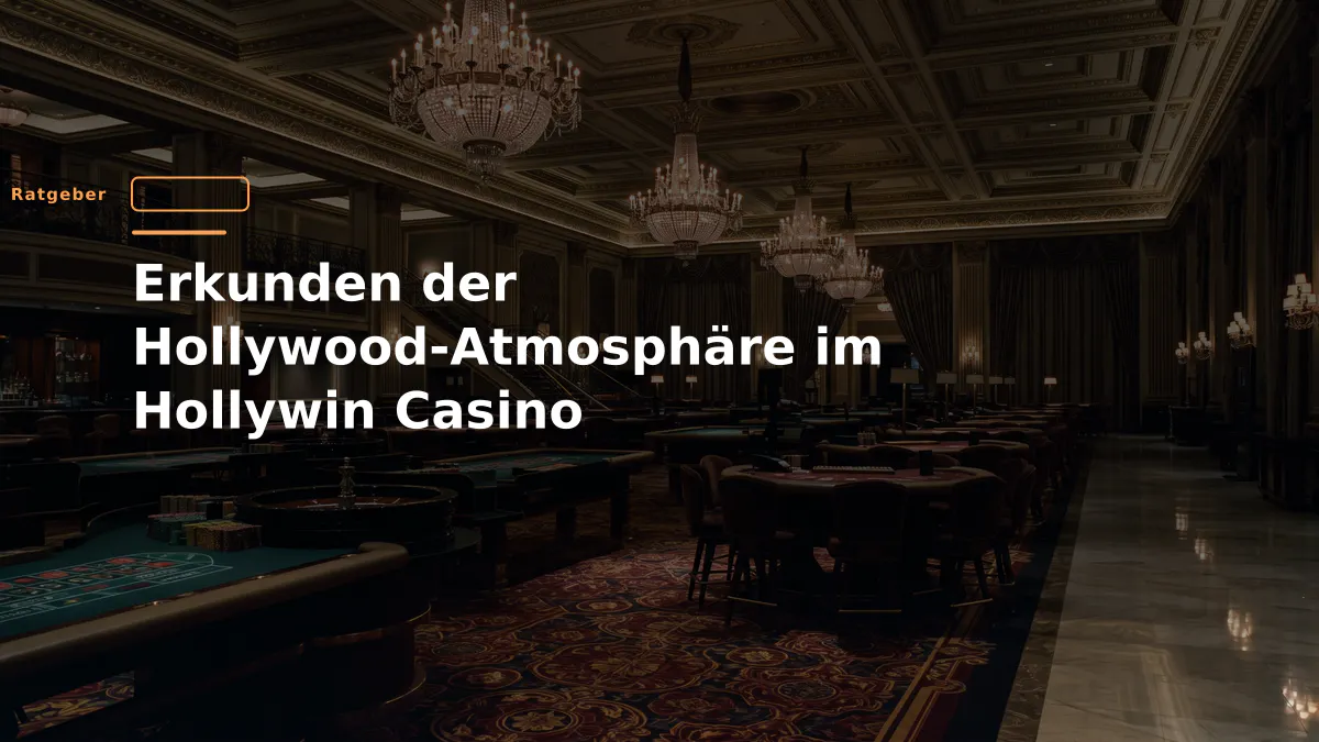 Erkunden der Hollywood-Atmosphäre im Hollywin Casino