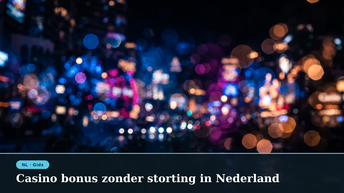 Casino bonus zonder storting in Nederland