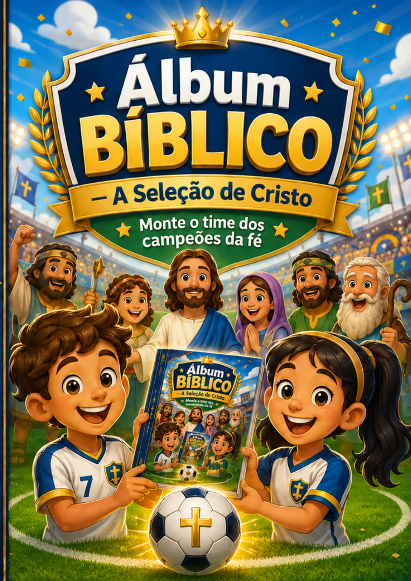 Página 1 do Álbum Bíblico A Seleção de Cristo