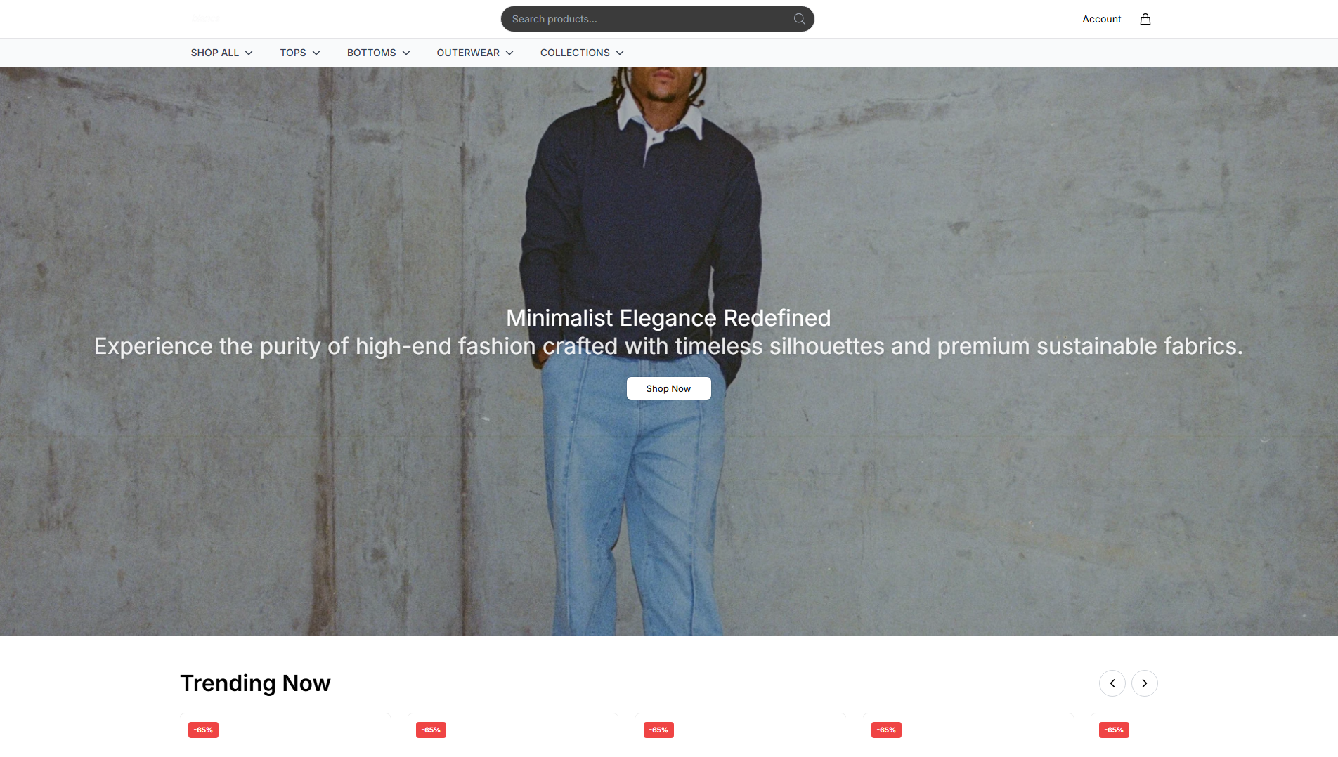 Stored capture of blancsstyle.shop