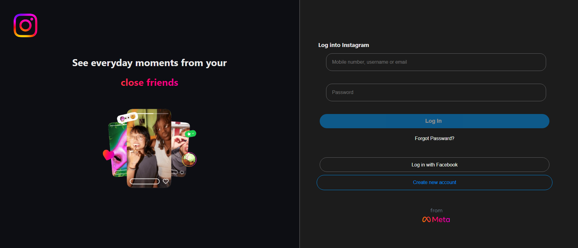 Forensic screenshot of [REDACTED] showing the phishing page layout