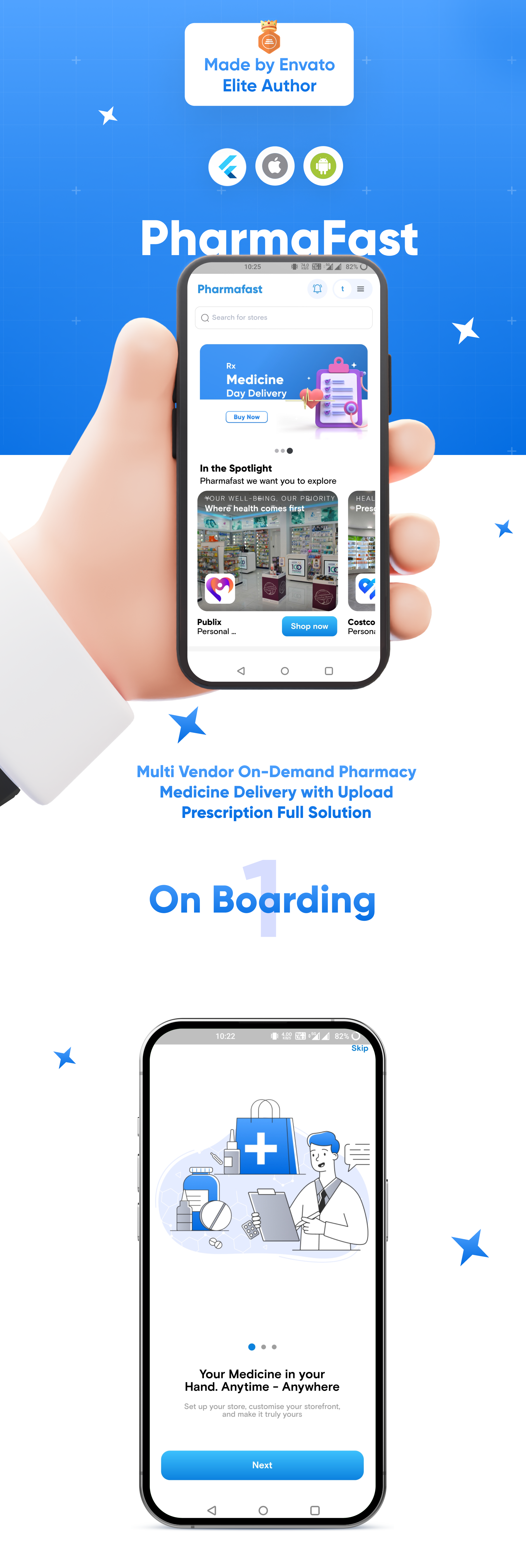 PharmaFast: Multi Vendor On-Demand Pharmacy Medicine Delivery with Upload Prescription Full Solution