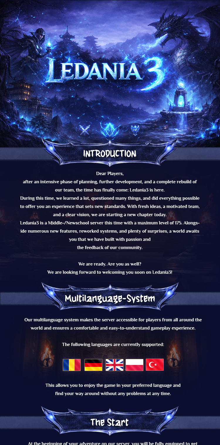 [PvM/PvP] Ledania3 | Middle/Newschool-Server | Official Start 19.06.2026 | International - Mesaj 1 - Imagine 2