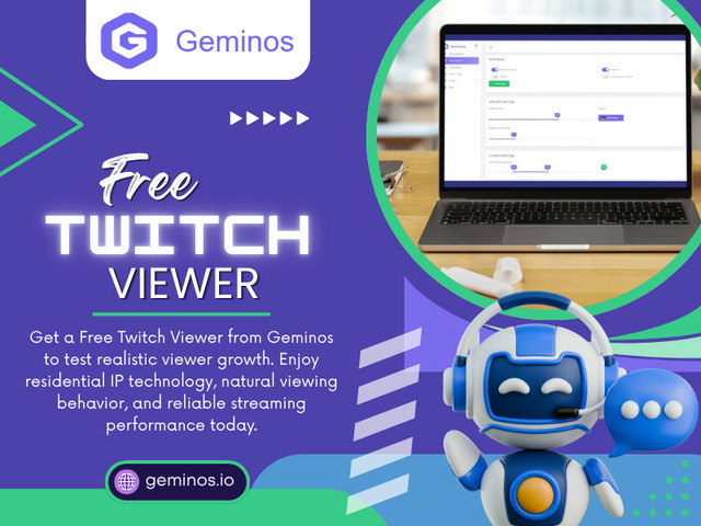 Starting a Twitch channel is exciting, but getting noticed can feel like an uphill battle. Thousands of creators go live every day, making it difficult for new streamers to attract an audience from the very beginning. This is one reason many beginners start searching for free Twitch viewers while learning how the platform works.

Read Our Blogs:
https://geminosio.wordpress.com
https://geminosio.medium.com/free-twitch-viewer-b0dabc45ceac
https://geminosio.tumblr.com

More Links:
https://igli.me/geminosio
https://audio.com/geminos
https://aiti.edu.vn/members/geminos.43000