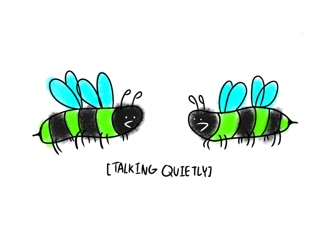 Long Green Bees Talk Quietly.png