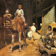 Edwin-Lord-Weeks-A-Marketplace-In-Ispahan
