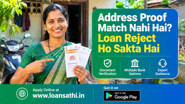 Address Proof Mismatch Hone Par Loan Kyun Reject Hota Hai? Solutions & Alternate Proofs