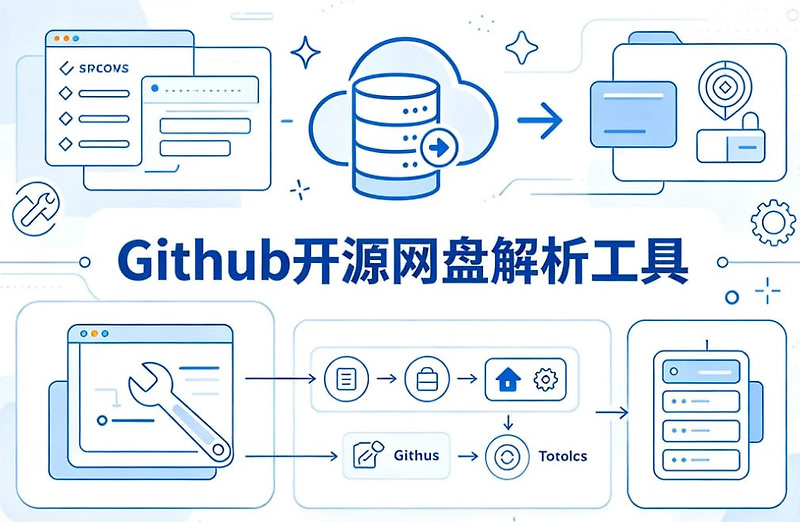 GitHub开源网盘解析工具，支持主流网盘高速下载