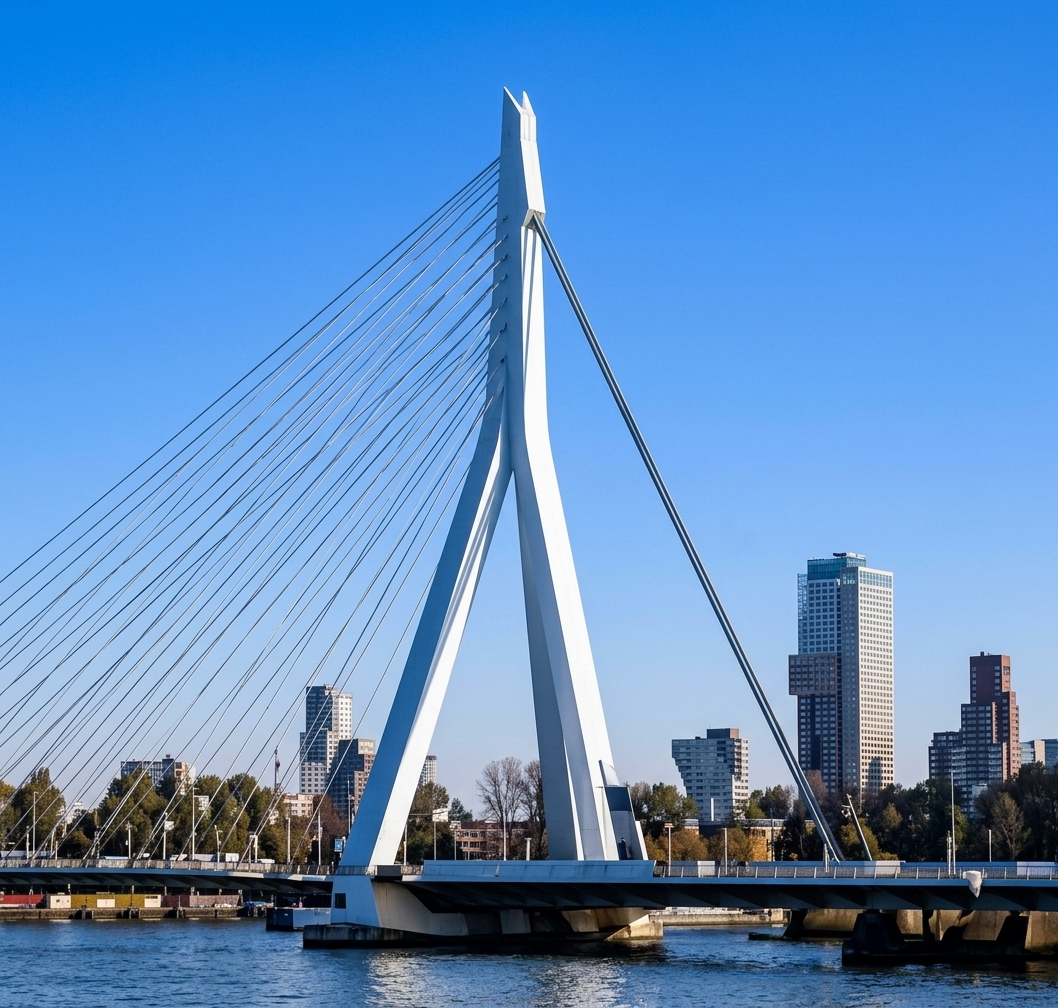 Erasmusbrug over de Maas