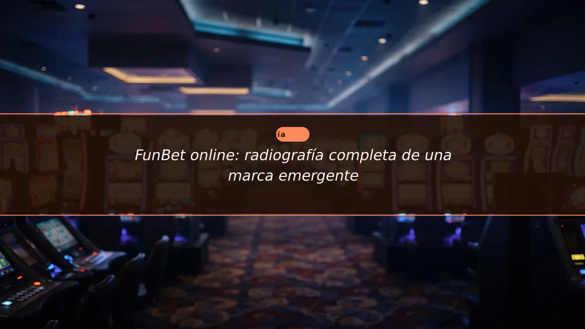 FunBet online: radiografía completa de una marca emergente