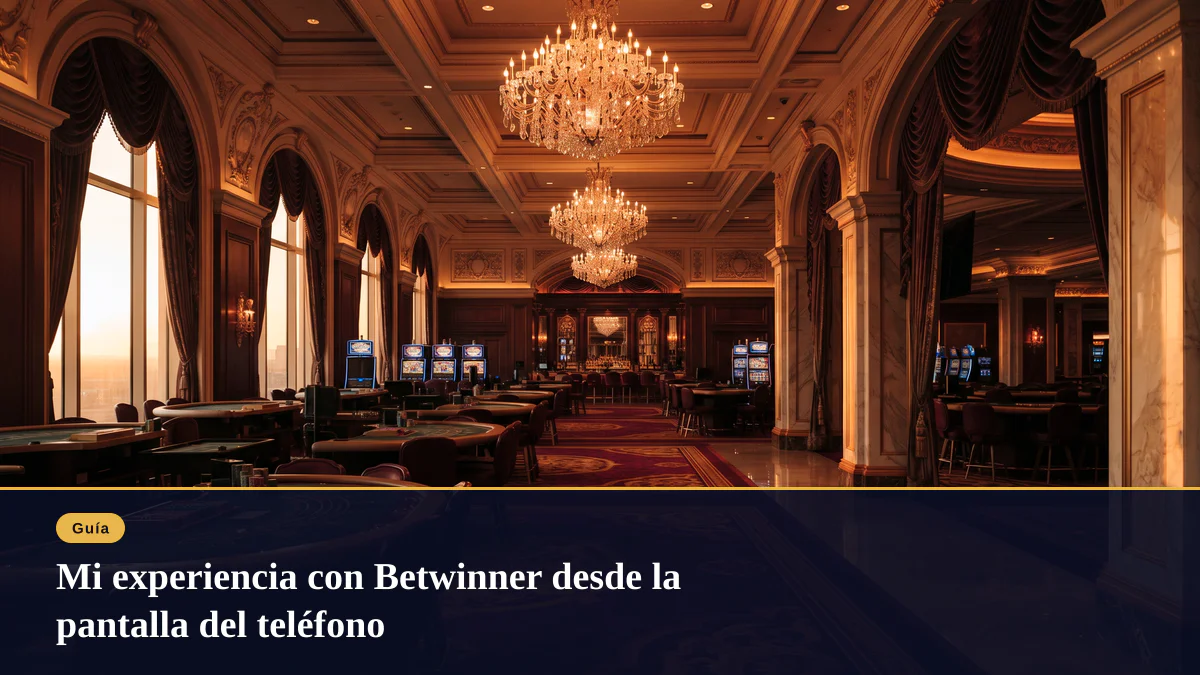 Mi experiencia con Betwinner desde la pantalla del teléfono