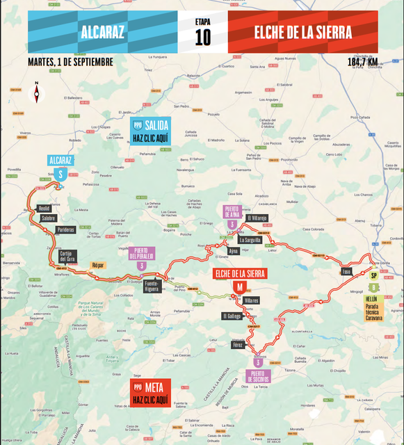 Stage 10 route