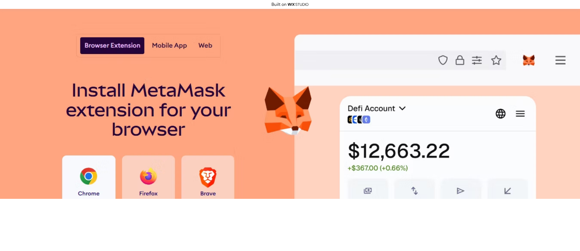 Stored capture of metamask-eng.wixstudio.com