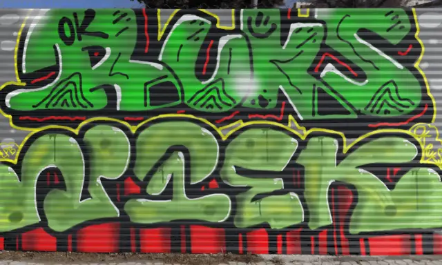 Graffiti artwork by Okeys