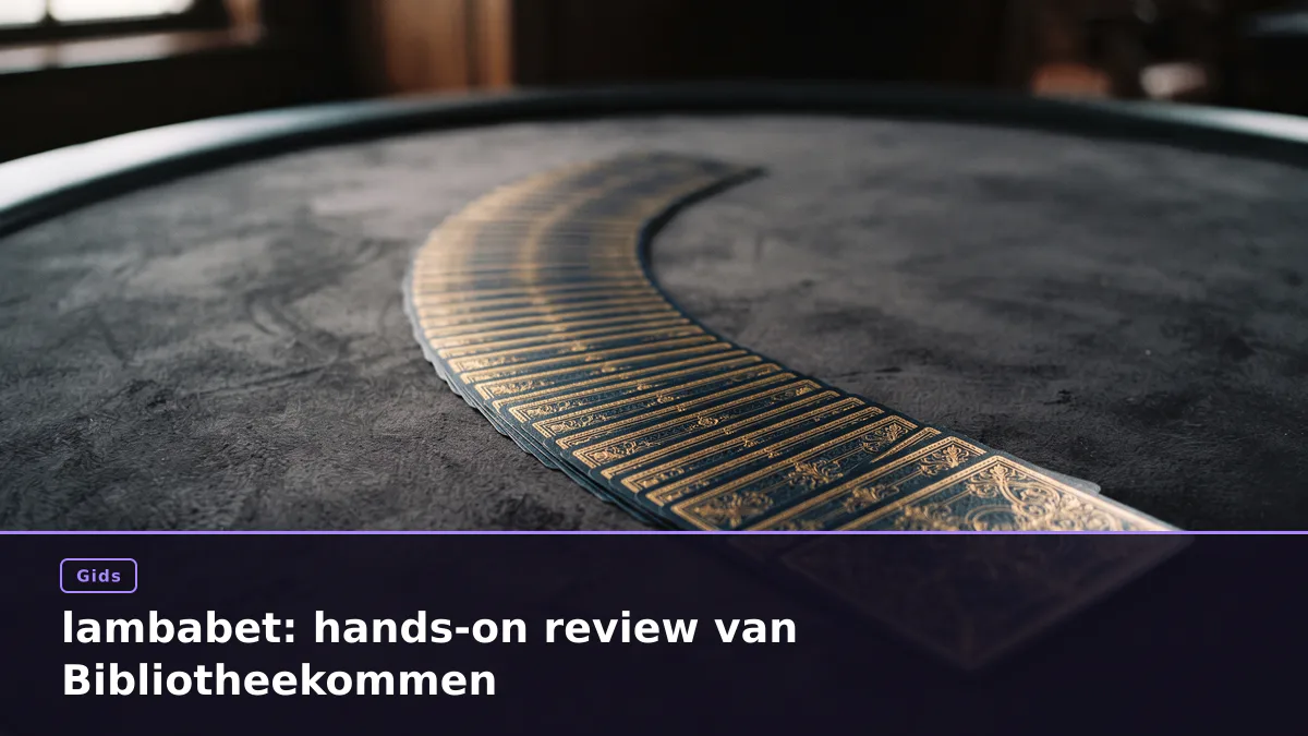 lambabet: hands-on review van Bibliotheekommen