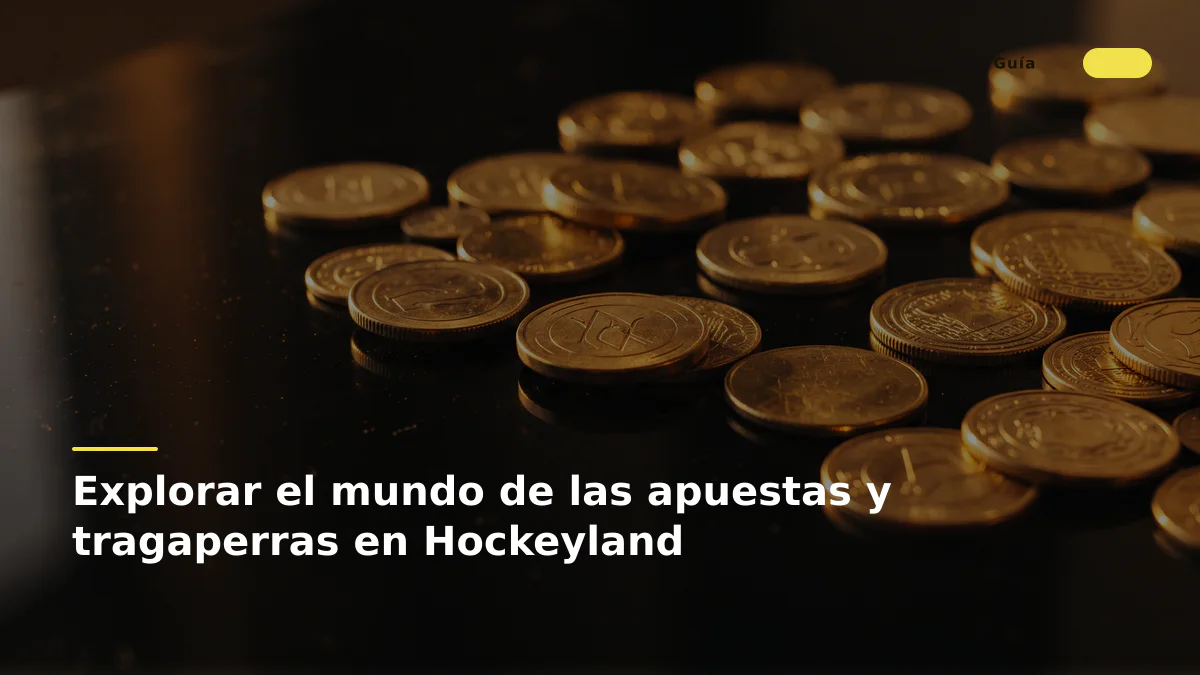 Explorar el mundo de las apuestas y tragaperras en Hockeyland
