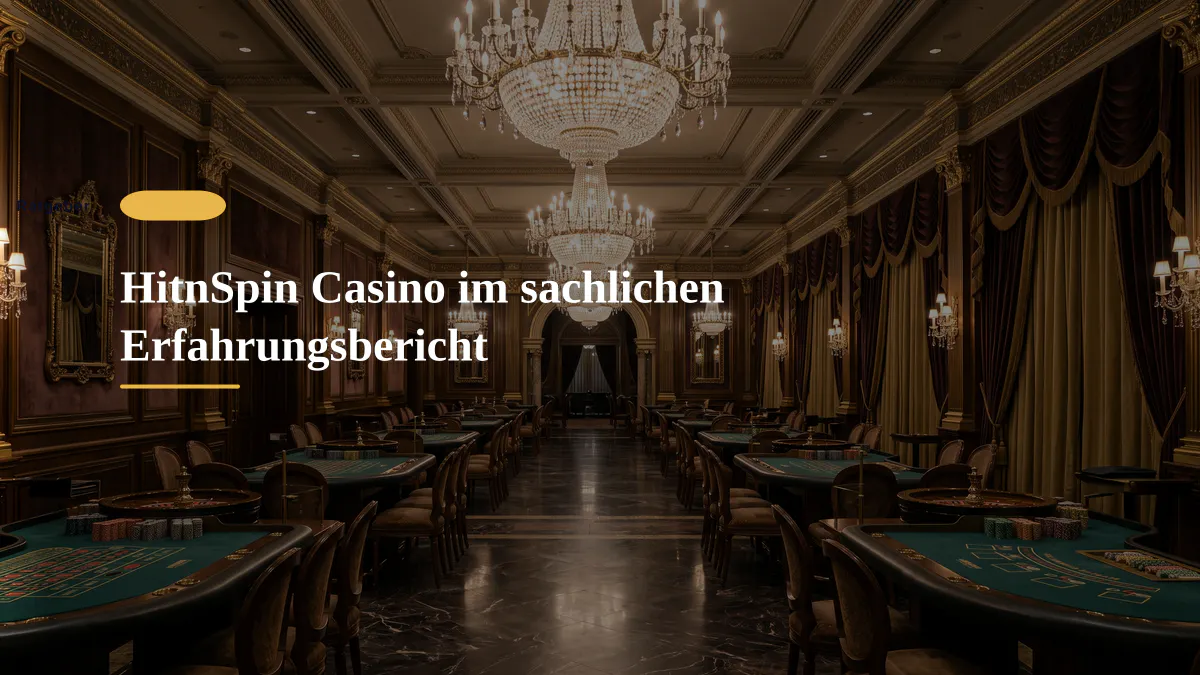 HitnSpin Casino im sachlichen Erfahrungsbericht
