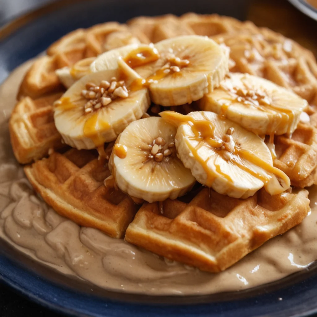 banana, peanut butter, and oatmeal bowl