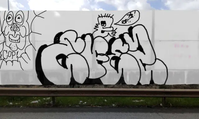 Graffiti artwork by Rickertos