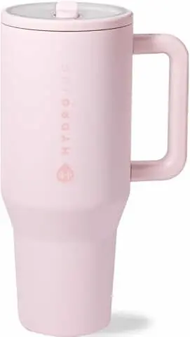 HydroJug Traveler 40oz Insulated Water Bottle with Handle & Straw | Leak-Resistant Tumbler