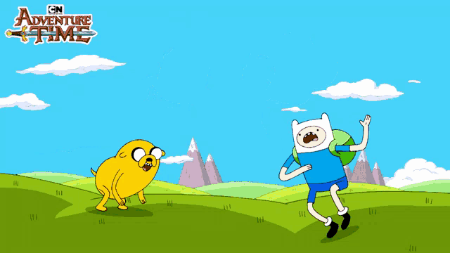 adventure time hifive.gif