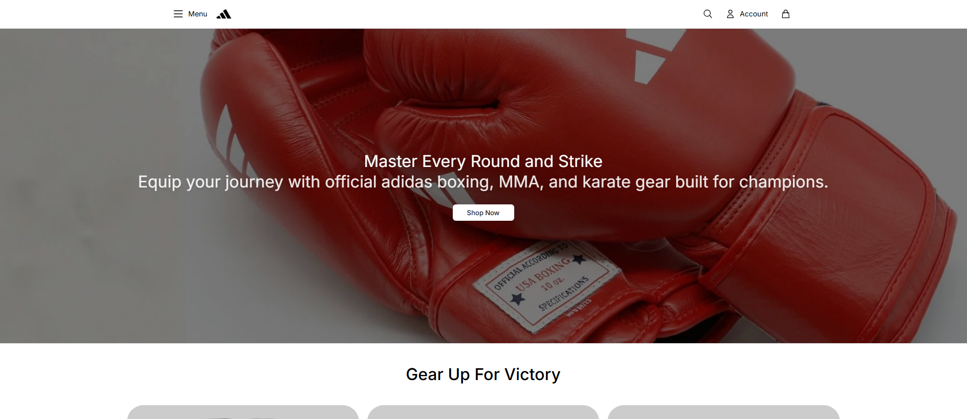 Stored capture of adidascombatsports.shop